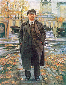 Lenin al frente de Smolny Isaak Brodsky, 1925.