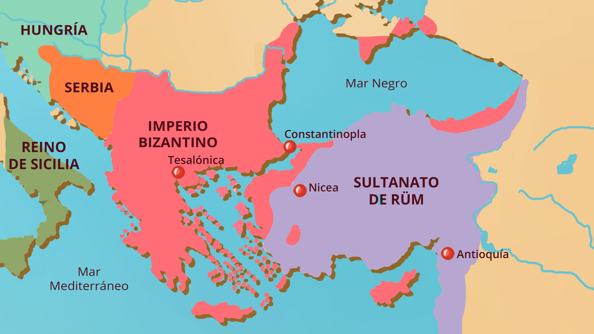 Imperio Bizantino antes de la primera cruzada
