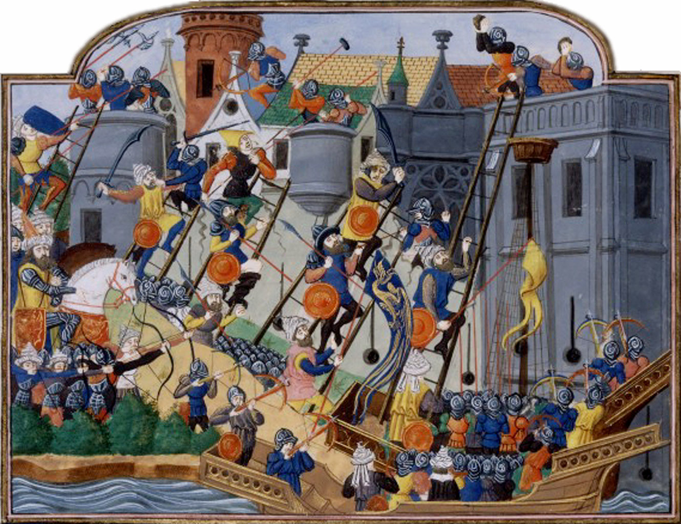 Caída de Constantinopla, pintura de 1499