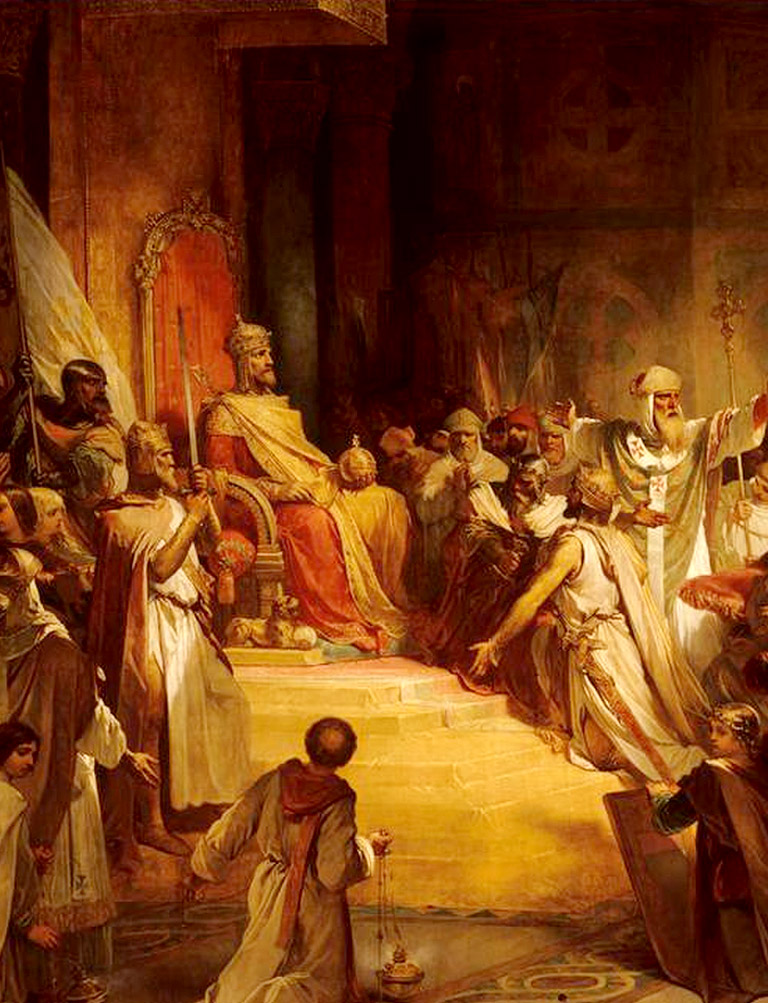Coronación de Balduino como emperador de Constantinopla