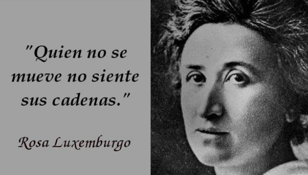 frase de Rosa Luxemburgo