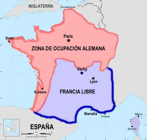 Francia dividida