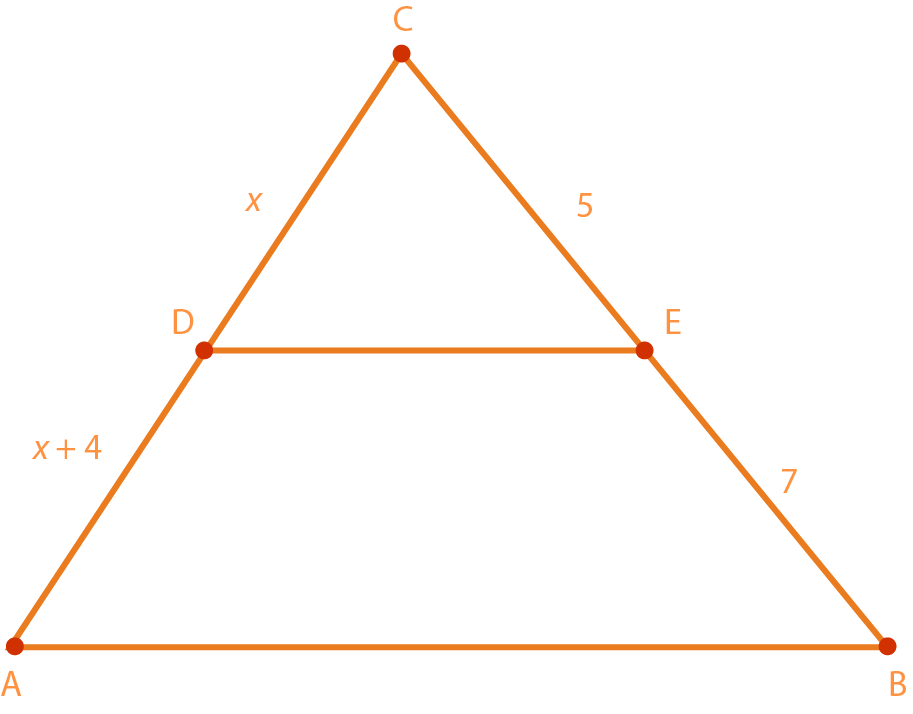 Semejanza del triángulo